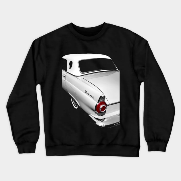 1955 Ford Thunderbird - high contrast Crewneck Sweatshirt by mal_photography